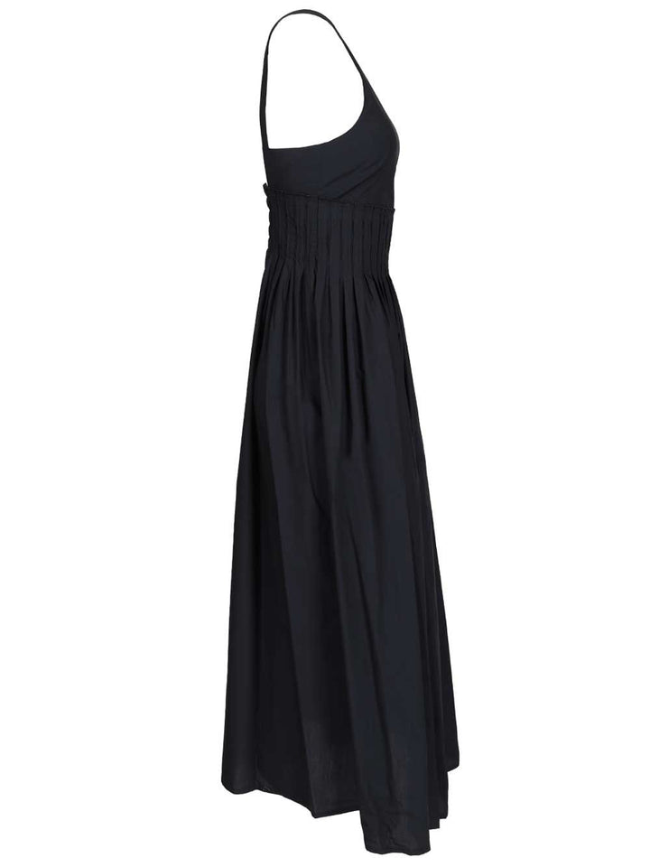 Emporio Armani Long Poplin Dress Dresses - Blue | 0c526b9e681d903be9f565ecc9dd9eb6b53de801