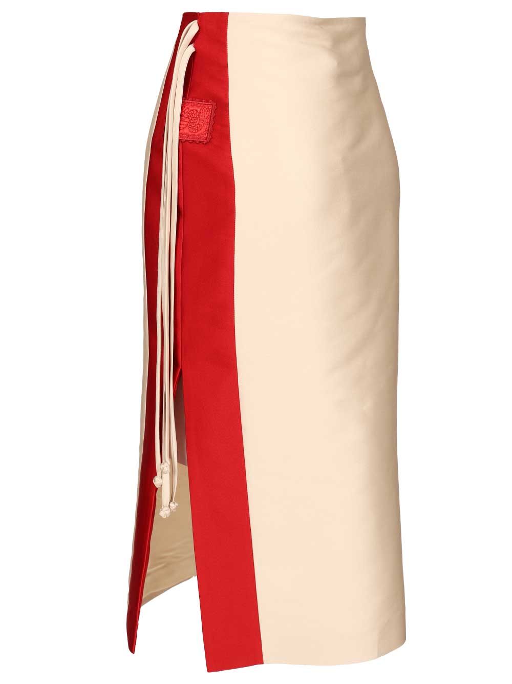 Hui Daniele Long Skirt Skirts - White | d775f03700970aed698225f9462e0e7c03ce0177