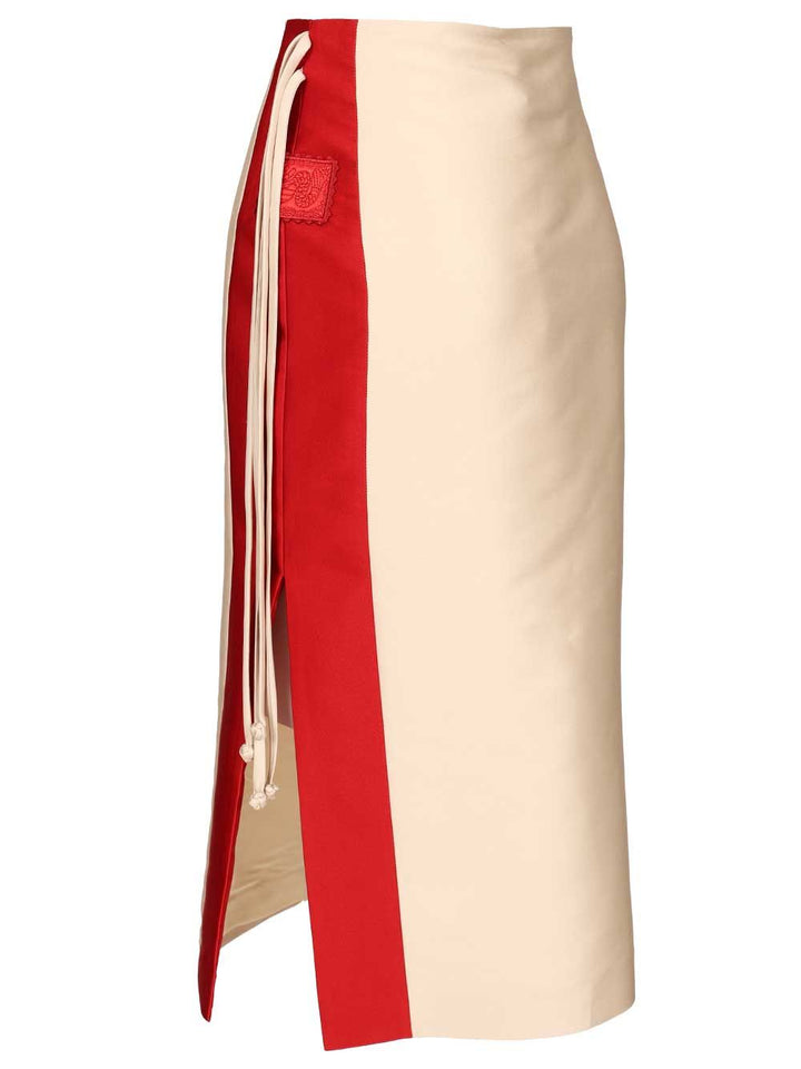Hui Daniele Long Skirt Skirts - White | d775f03700970aed698225f9462e0e7c03ce0177