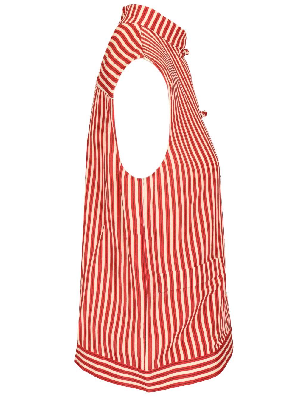 Hui Lorenzo Striped Top Tops - Red | 67c5862505b8cae61090c647332982f7e7ded5f0