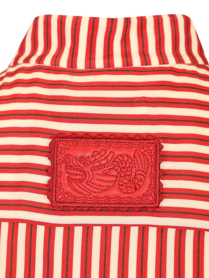 Hui Lorenzo Striped Top Tops - Red | 4c5671ab179f5f9e366a41bc1dcd530b93472f38