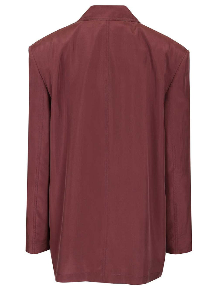 Saint Laurent Veste Jackets - Bordeaux | 6597cff946f817cc5cb21b7972fe710b955c11ef