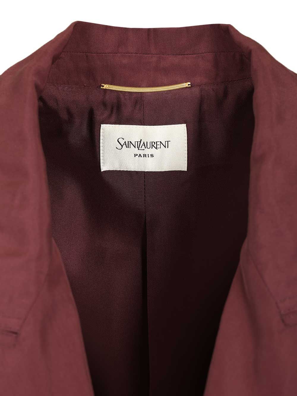 Saint Laurent Veste Jackets - Bordeaux | ff24e01e094b2d6ed09153893493366319053c49