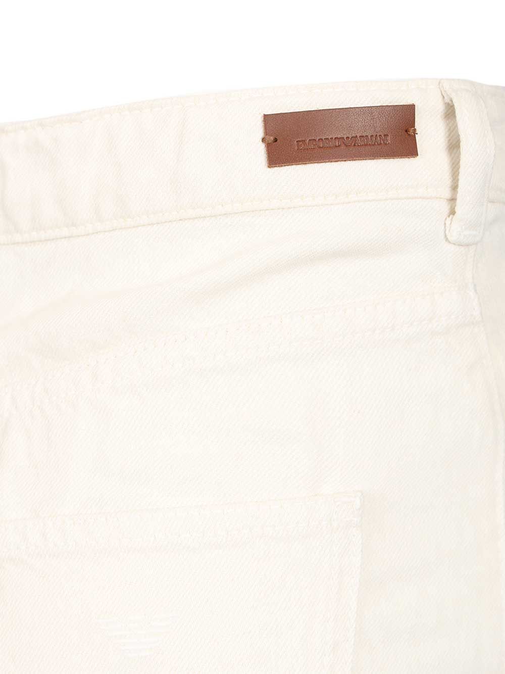 Emporio Armani 5 Pockets Pant Jeans - White | e1624805cd3dcde0b5afd405e33fddc892a1bfa9
