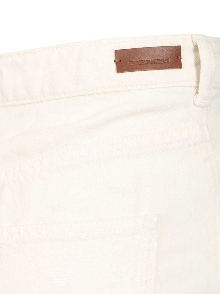 Emporio Armani 5 Pockets Pant Jeans - White | e1624805cd3dcde0b5afd405e33fddc892a1bfa9