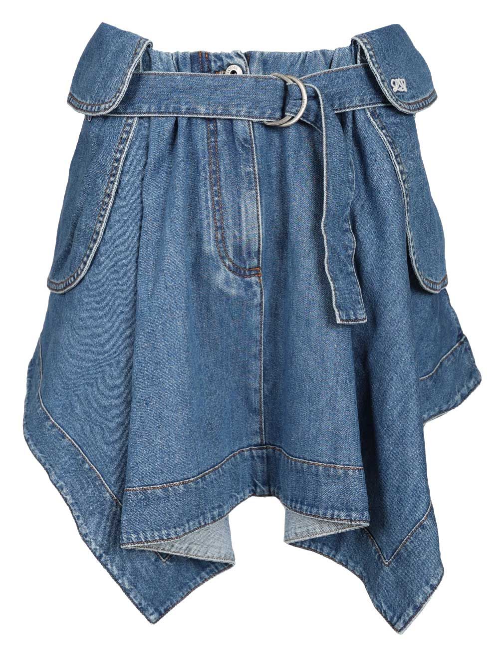 Loewe Denim Cargo Skirt Skirts - Light blue | b6f8cd7ce57cdb0becc2740f42fbfca23d39c08b