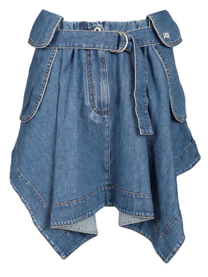 Loewe Denim Cargo Skirt Skirts - Light blue | b6f8cd7ce57cdb0becc2740f42fbfca23d39c08b