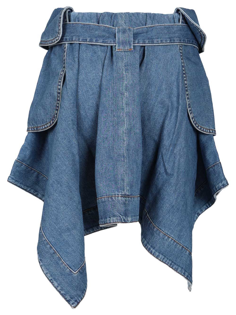 Loewe Denim Cargo Skirt Skirts - Light blue | c507cf6cd96bb9d5ec2810a6063ff4502712f6df