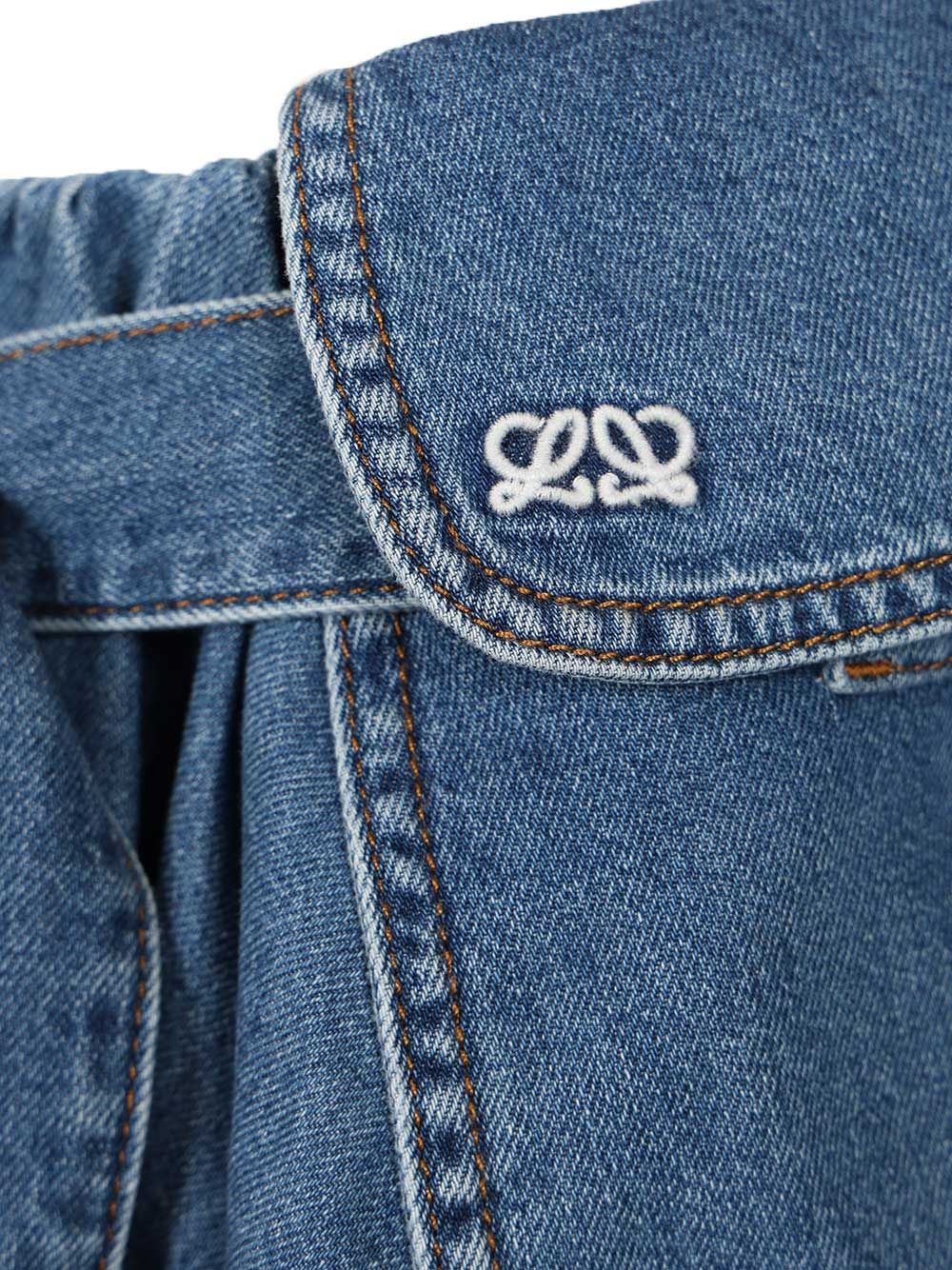 Loewe Denim Cargo Skirt Skirts - Light blue | 20a802fd87359c7ec49016e2abd420f9b36fb6e9