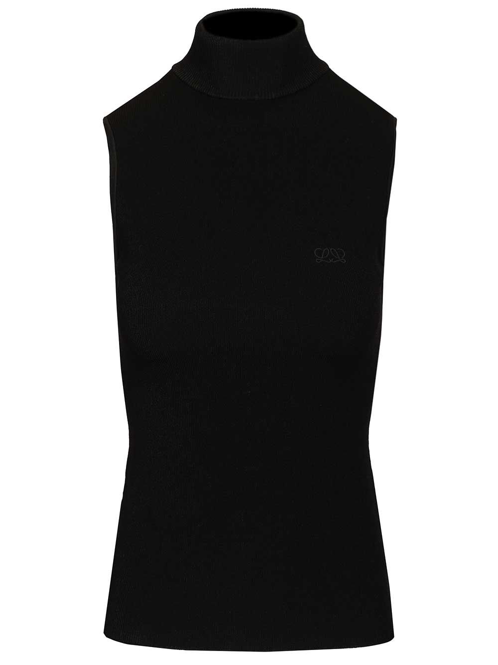 Loewe Sleeveless Top Tops - Black | e63b1fce2224f074de11e64e49f6f578f42fe741
