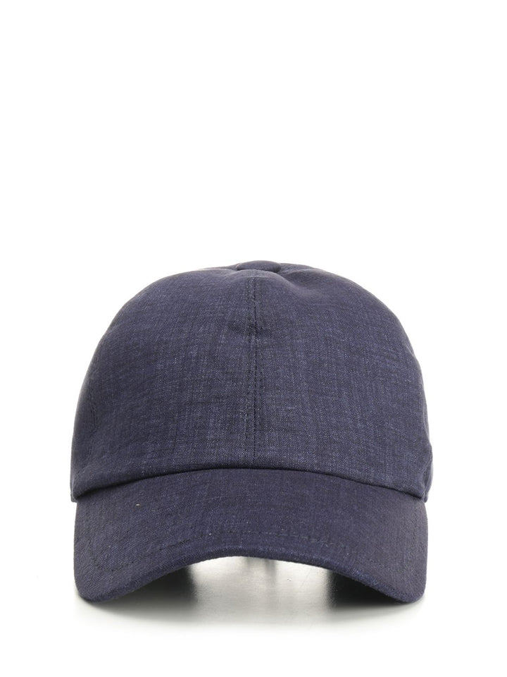 Fedeli Linen Hat Hats - Blue | aaf0e37fabf2ea664597d954c39c4acc74dc6621