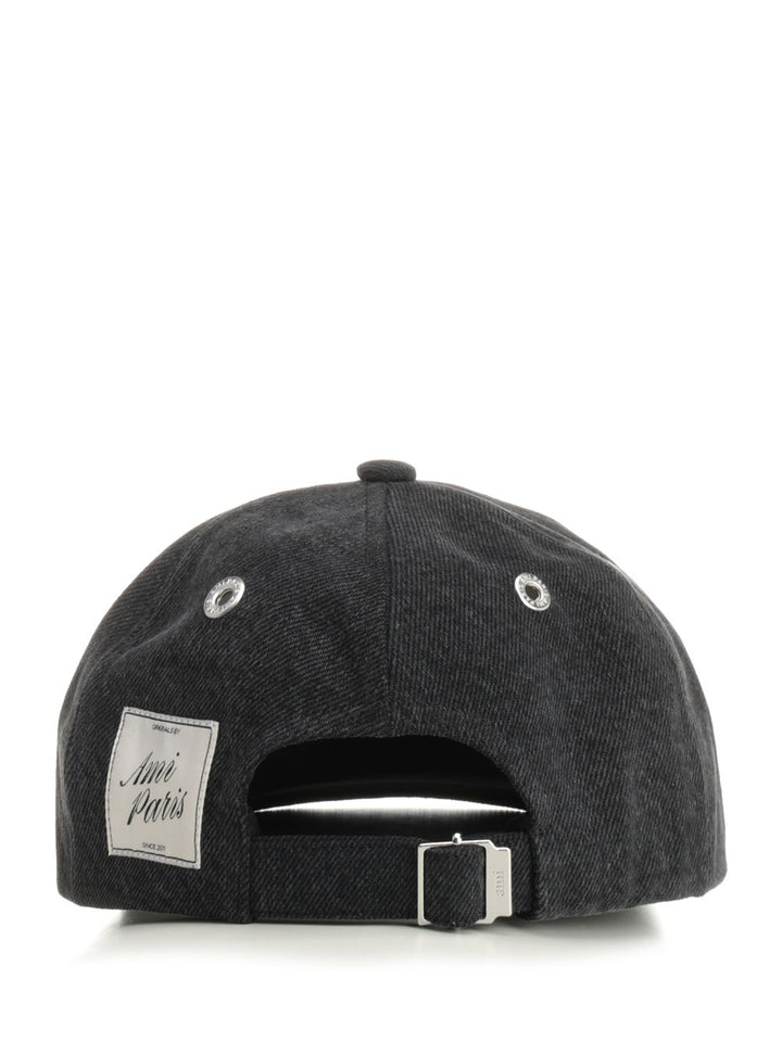 Ami Denim Cap Hats - Black | c31dd3c88ec26469da02ce7467206c7787d88c50