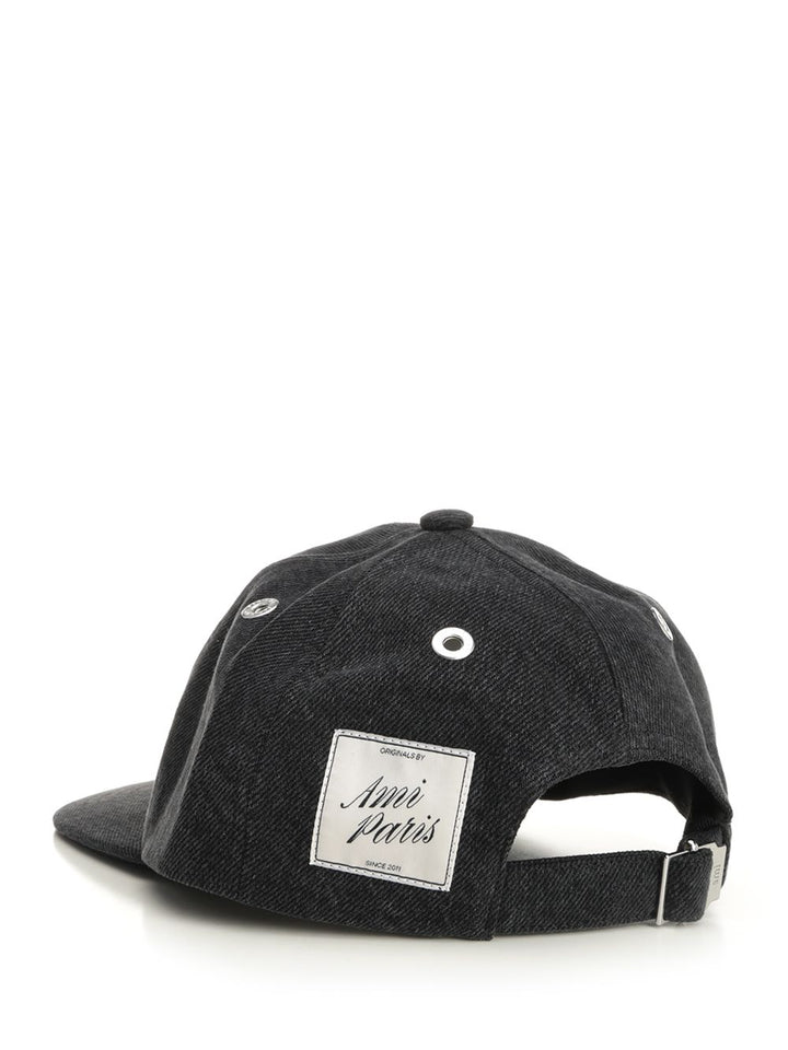 Ami Denim Cap Hats - Black | 0cf371bd488f2c35c17e42c1263e2d214fbd79a0