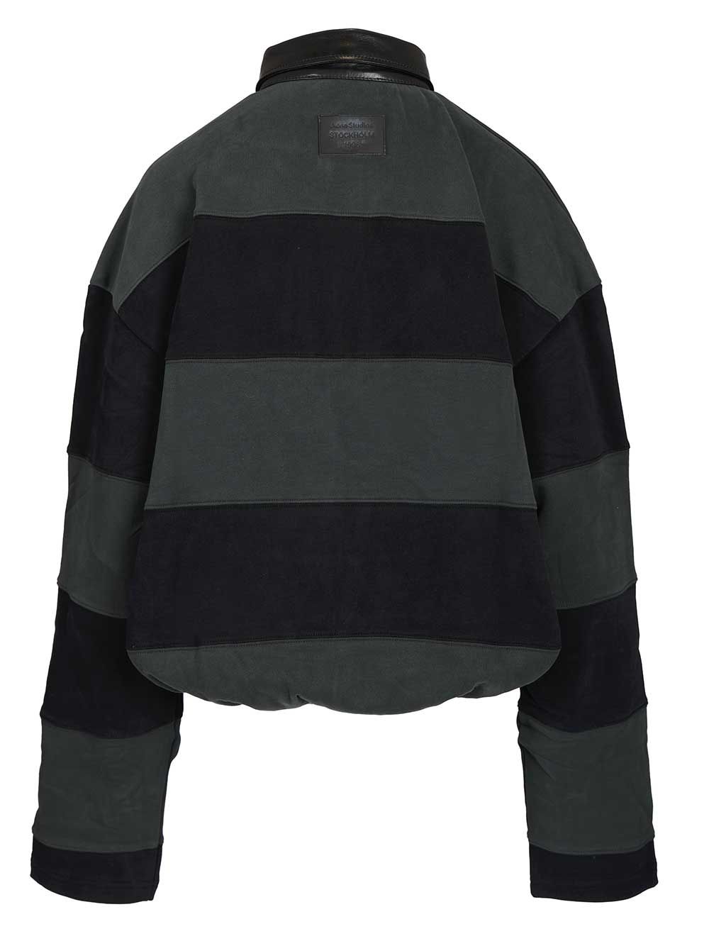 Acne Studios Striped Polo Sweater Polo shirt - Green | 810582fa8d3510bb0f36380b95d041e800701362