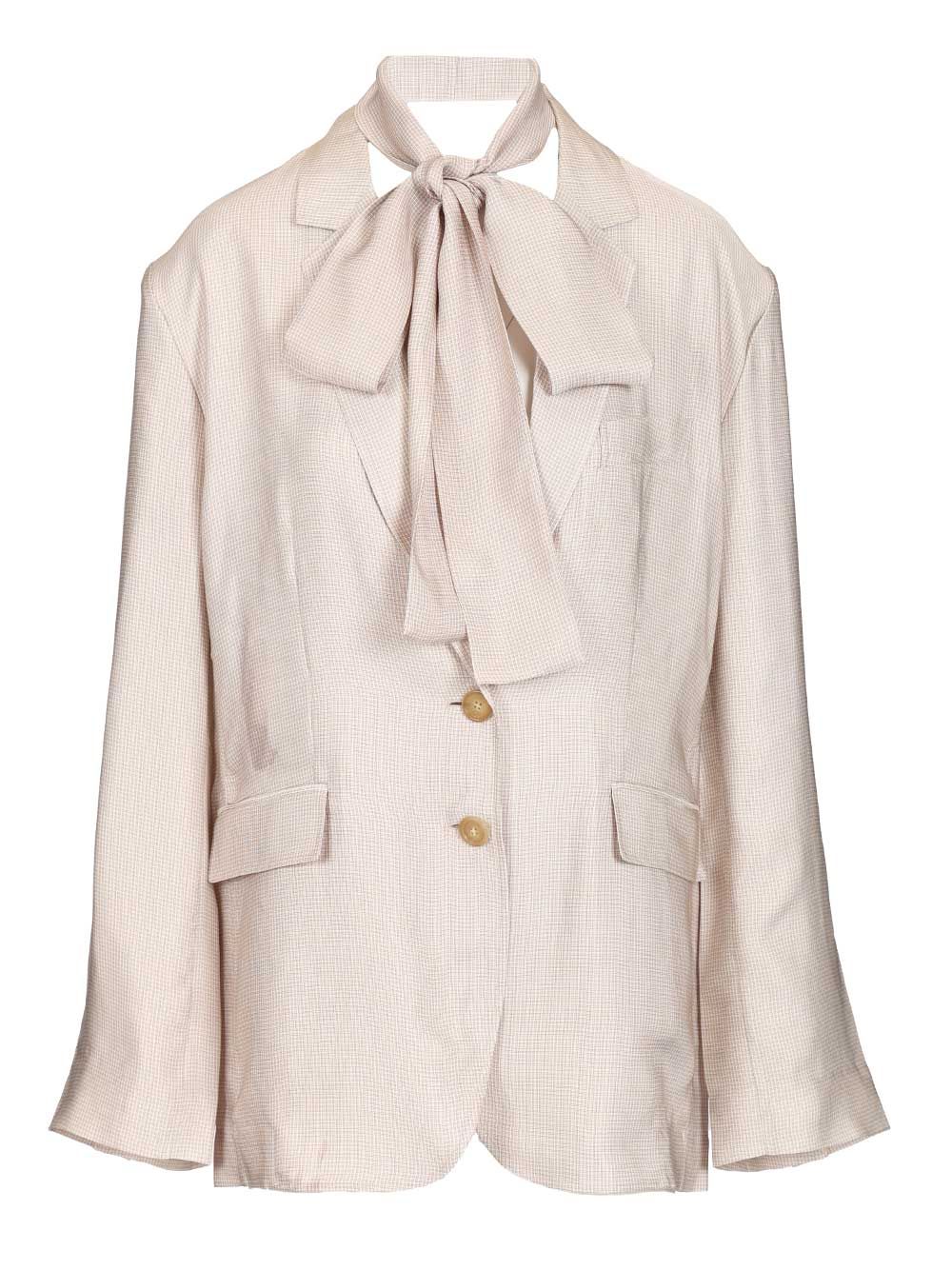 Acne Studios Single-Breasted Jacket Shirts - Beige | c387aceef4a694007825d88a2bf0d69d2508317c