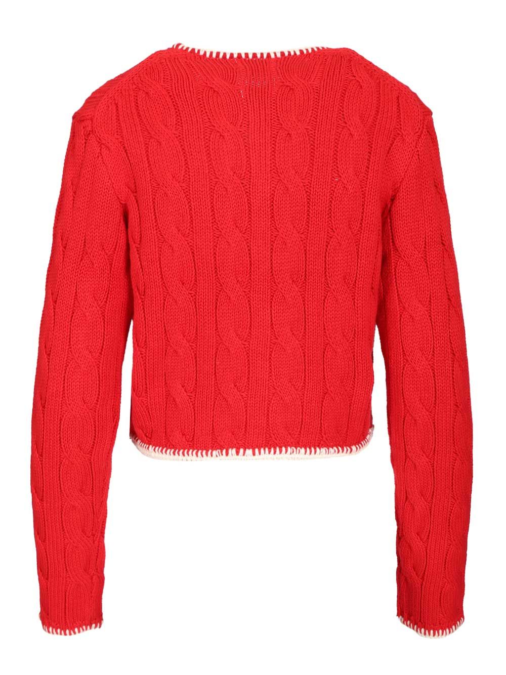 Polo Ralph Lauren Sweater-Cardigan Jackets - Red | c7f8765b484e3a6a5597a97428b32621b61a67ec