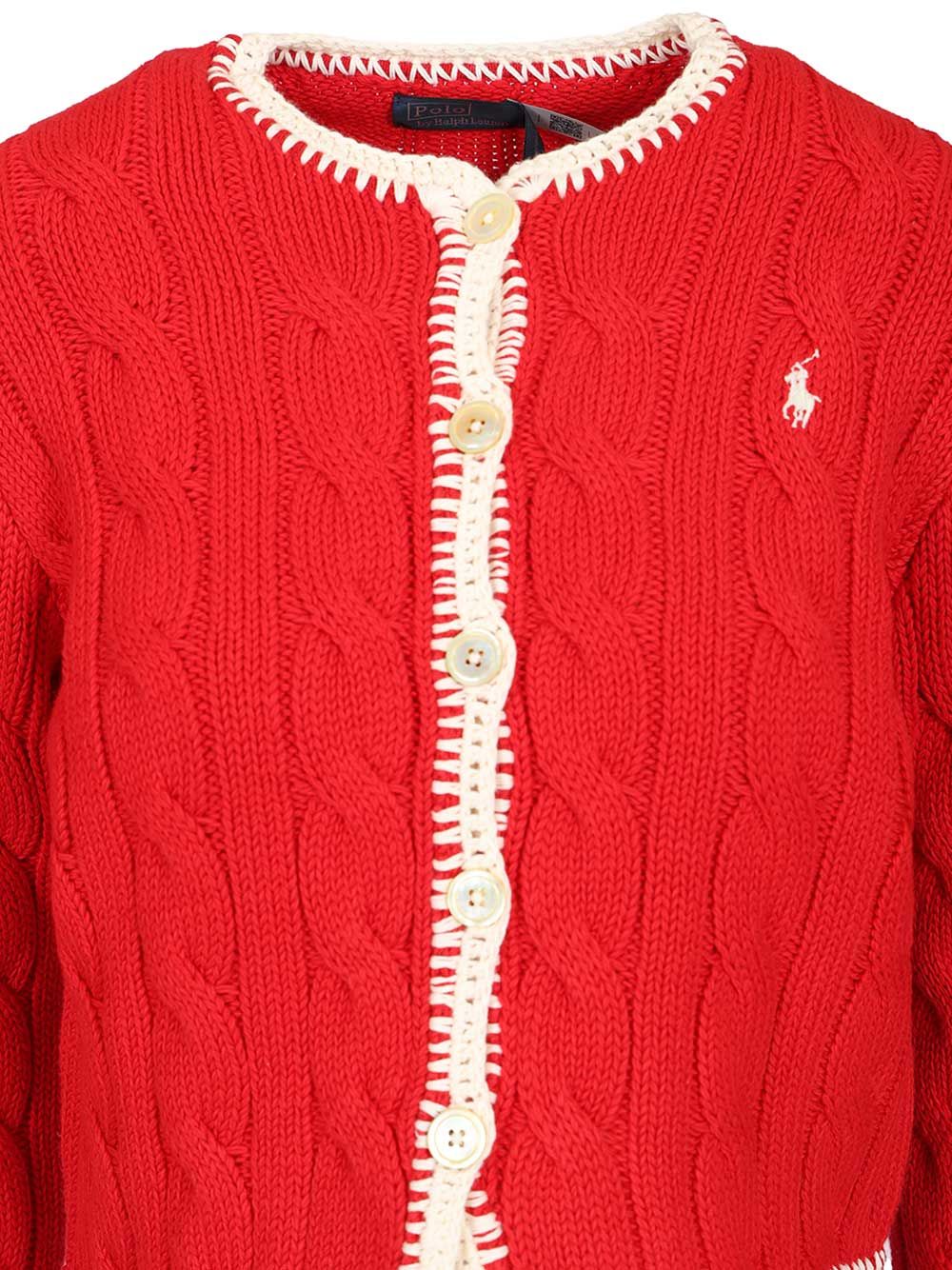 Polo Ralph Lauren Sweater-Cardigan Jackets - Red | 912c223aa6593f43101f9a9849840385a0f59005