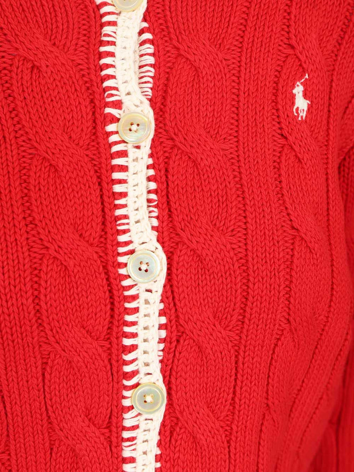 Polo Ralph Lauren Sweater-Cardigan Jackets - Red | ce22a0295f52cc46c73bdb0ed7798ea4d867f4bc