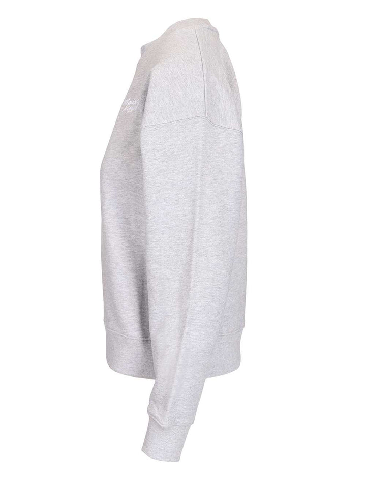Maison KitsunÉ Organic Cotton Sweatshirt Sweatshirts - Grey | 9112283c4a7f1f04cc01bfa346e1726ff090cc4b