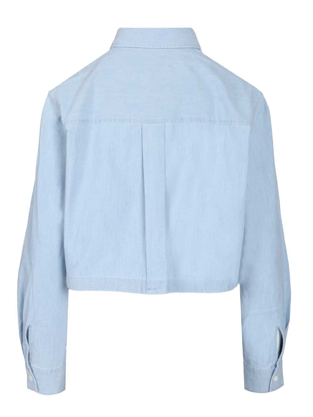 Maison KitsunÉ Short Shirt Shirts - Light blue | 8706abc517798120bc8a0c98a46622266c94d6d6