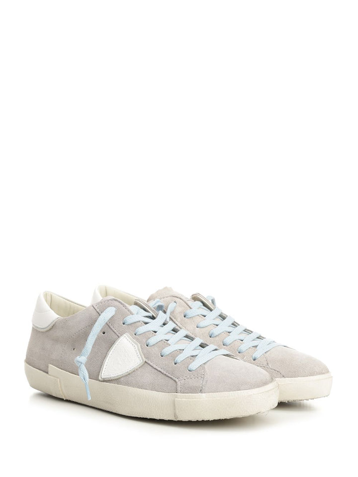 Philippe Model Prsx Low Man Sneakers - Grey | 3176850c383869b2ae3f8b7235a0dd7f92b9e35b