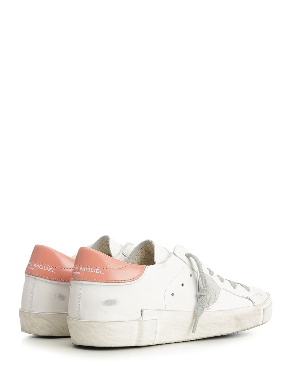 Philippe Model Prsx Low Woman Sneakers - White | 0beefe9be19b334226efba5423d57854faabac5d