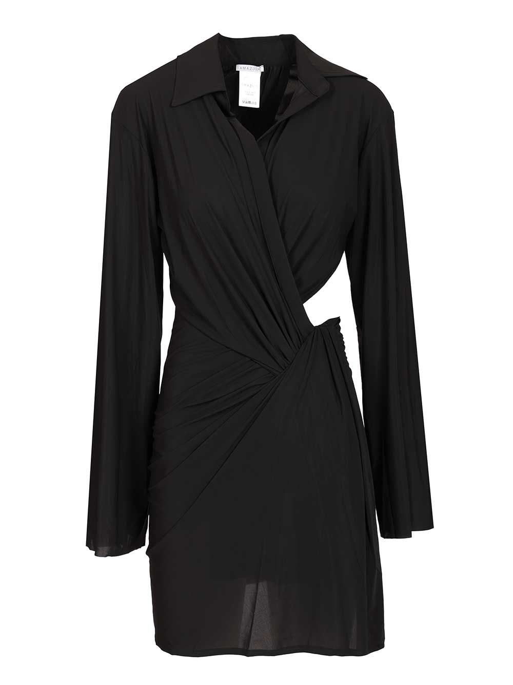 Amazuin Ines Dress Dresses - Black | ad07de7d15ce5ed2fc36e644967c9ac8b08bd81c