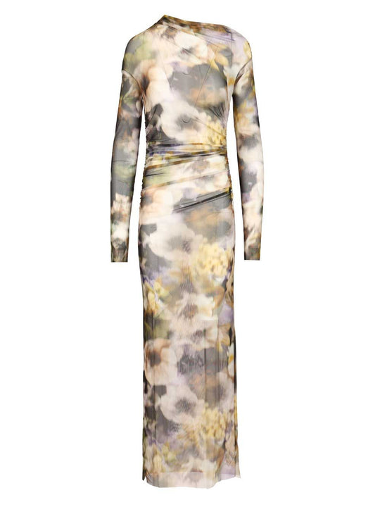 Yara Sheer Dresses Multicolor
