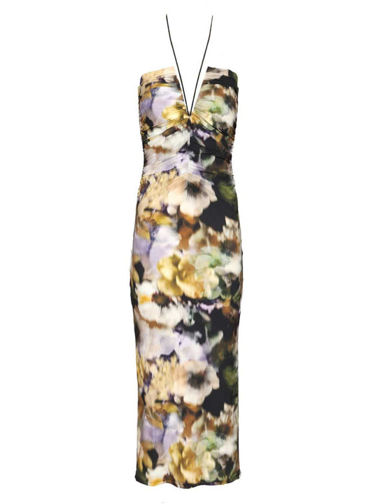 Natalie Dress With Floral Print Dresses Multicolor