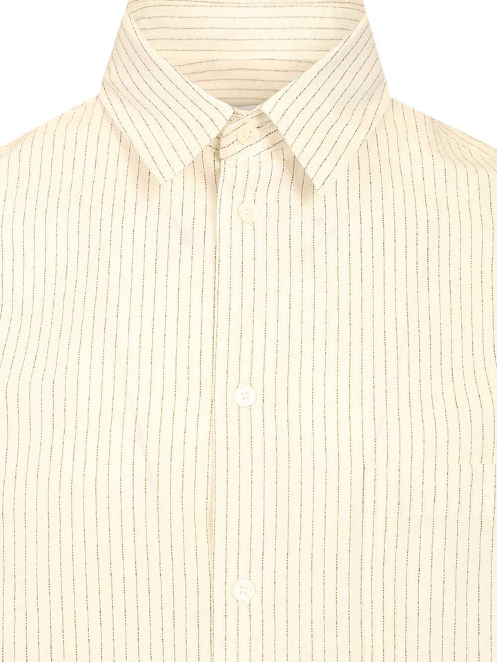 Maison KitsunÉ Striped Oversize Shirt Shirts - White | f9f26aef27c4d0bc82c51fcf4de01ceba3e50f28