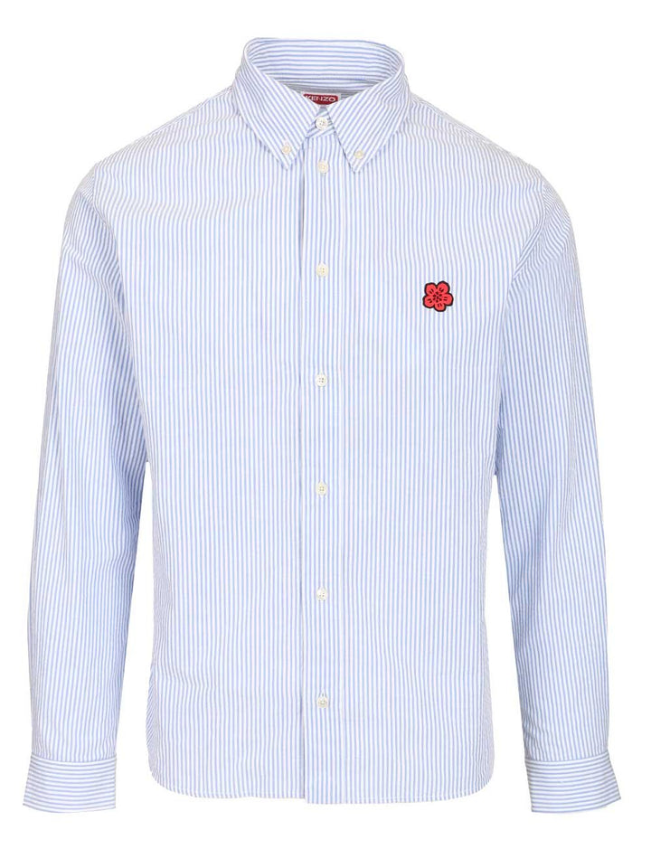 Kenzo Boke Flowers Shirt Shirts - Light blue | 615f7d7b4e4b88475cbeeec8986c6632d0c37ed7