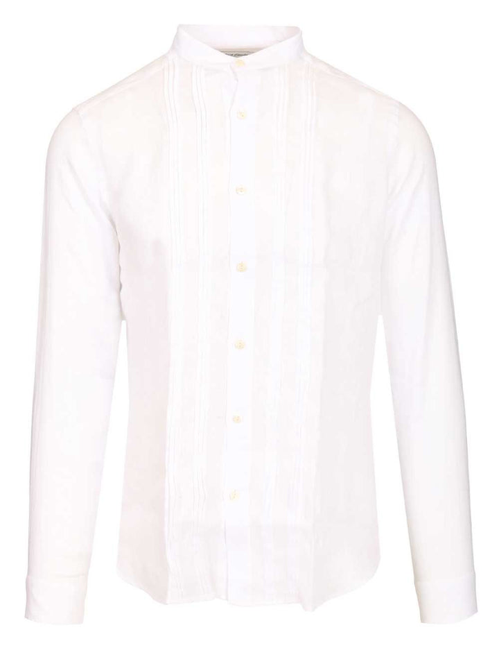 Al Duca D'Aosta Linen Shirt Shirts - White | f9516ecbcb68bc73bc154de40ebed89c8c47f1ef