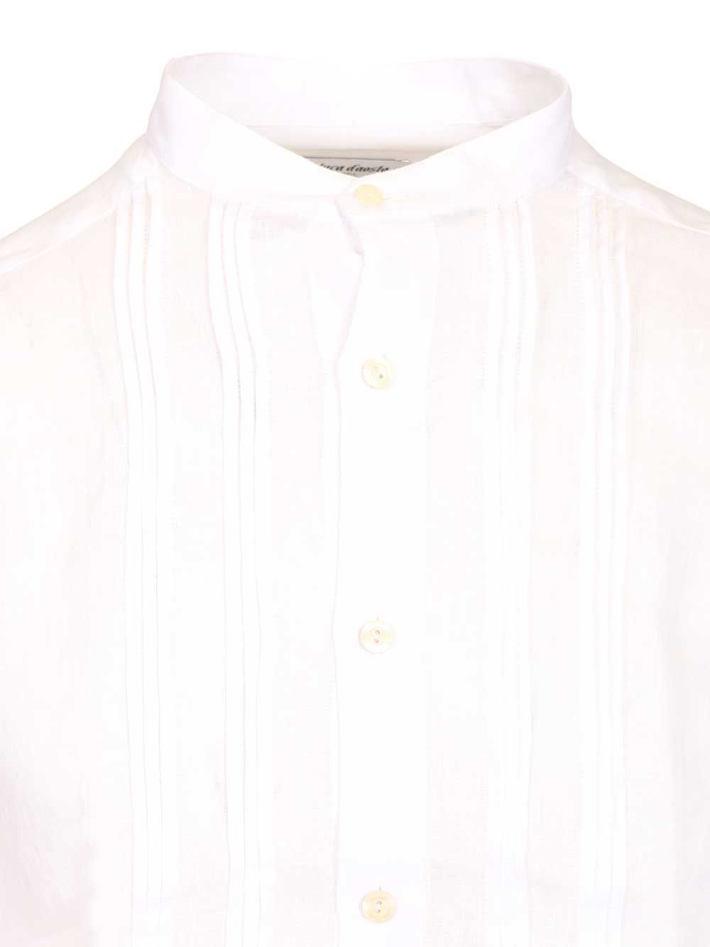 Al Duca D'Aosta Linen Shirt Shirts - White | 81dcf0d6703313f1b5e22ff6d71d06c9b3418662