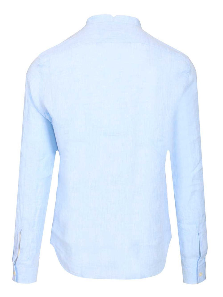 Al Duca D'Aosta Linen Shirt Shirts - Light blue | adc50d0624ba952684c41d8cef13f1a03278b041