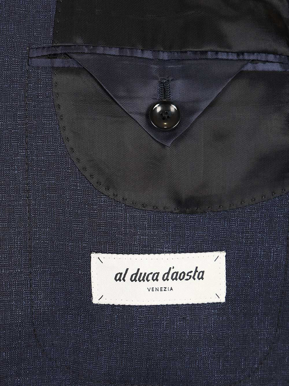 Al Duca D'Aosta Semi-Lined Blazer Jackets - Blue | 12696bc722a119883b25bee22f523b8060361353