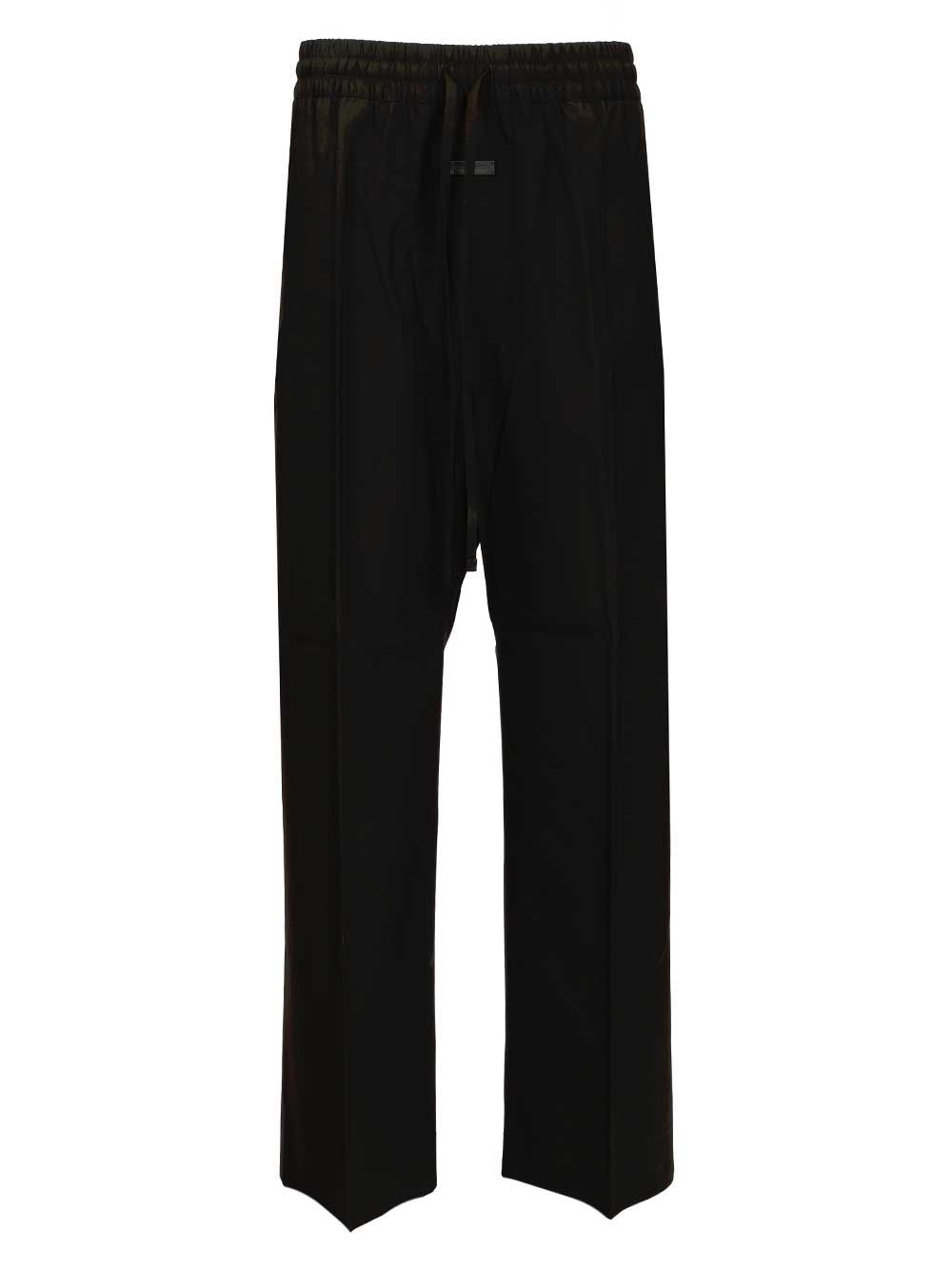 Fear Of God Wide Leg Trousers - Black | 87216b570dbc261b4553c50ec14d00a12fb02b57