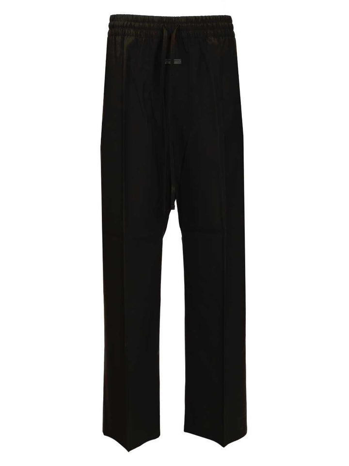 Fear Of God Wide Leg Trousers - Black | 87216b570dbc261b4553c50ec14d00a12fb02b57