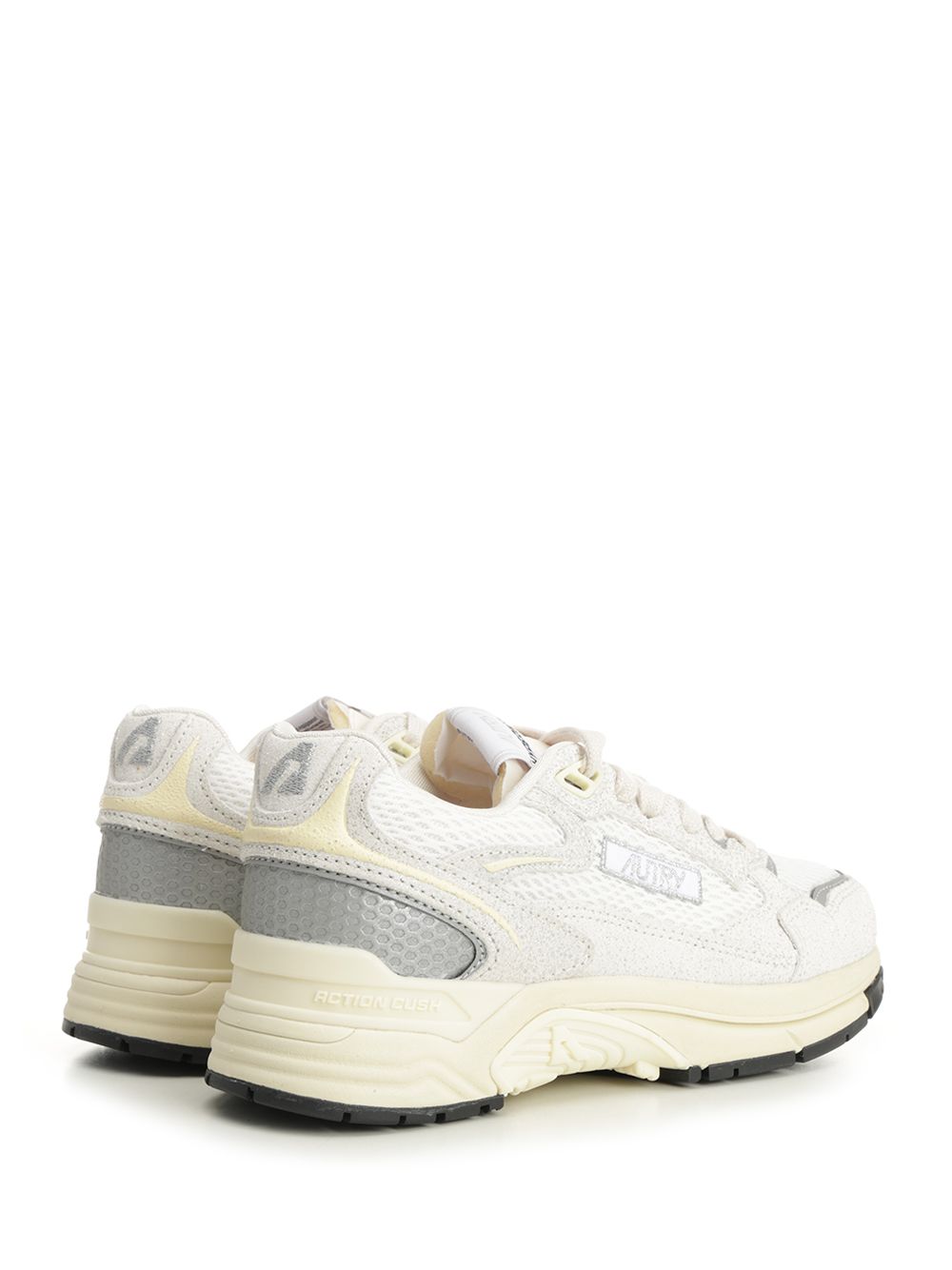 Autry  Hyperway Sneaker In Mesh And Suede Sneakers - White | 42b2b0b1ac75ae6b782a2c5692a594d76e4565c6