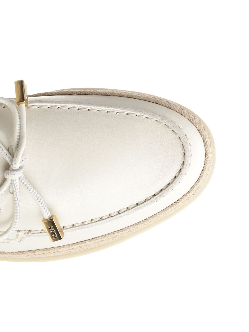 Tod'S Leather Moccasin Scarpe basse - White | 0e9269d55d8f955c16c3878ac158df4f098048e1