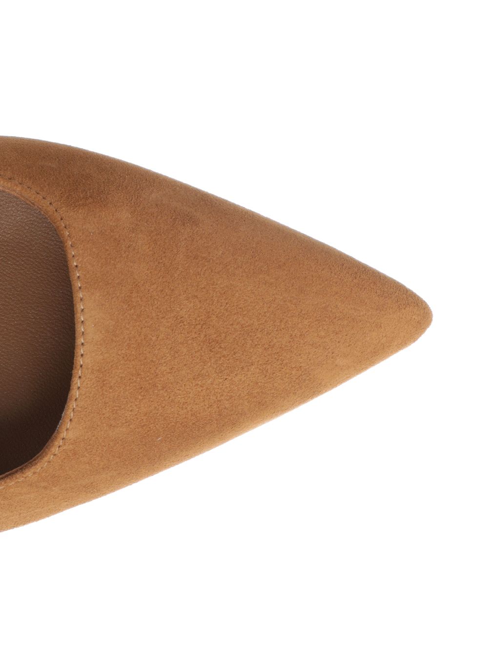 Stuart Weitzman Vinnie 85 Suede Slingbacks Pumps - Beige | 25f580709b2d76ed44612e1c630b5ddbceeb4e0a