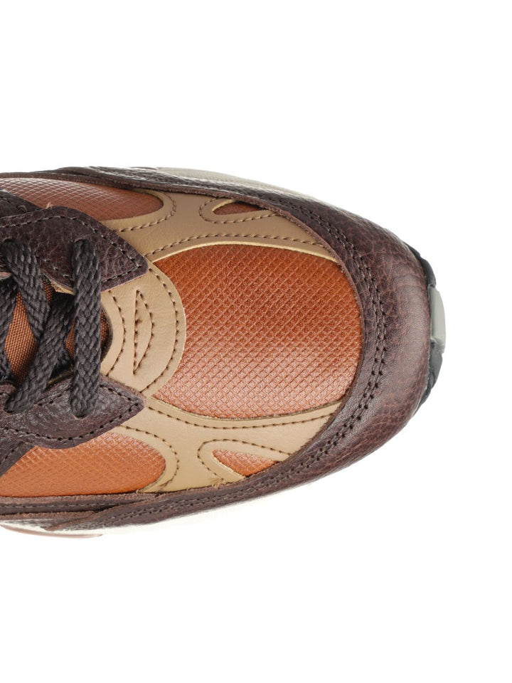 New Balance 991 Chocolate Plum - Caramel Cafe Leather Sneakers - Brown | 230665bdb3bee7c41ae422d3bbb20eaad5c983cc
