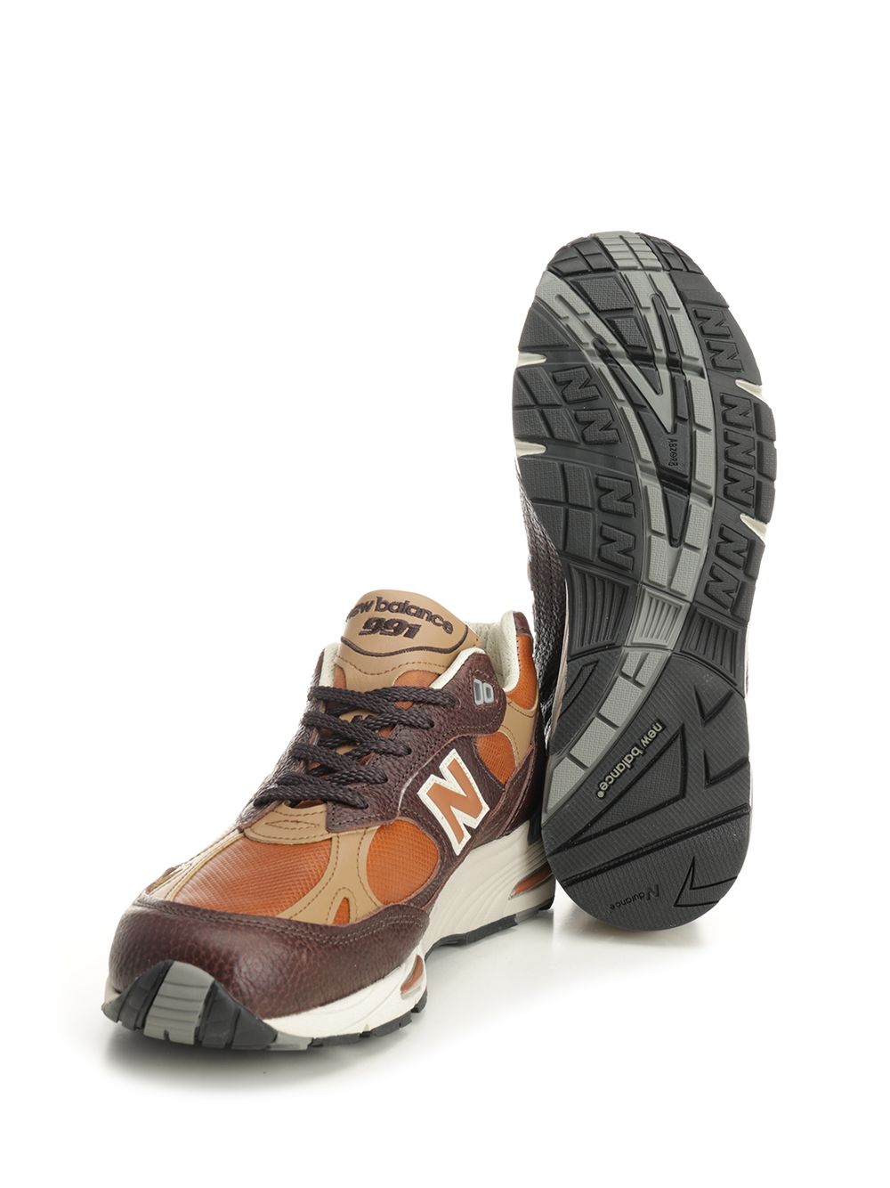 New Balance 991 Chocolate Plum - Caramel Cafe Leather Sneakers - Brown | c8030c4d7aa938a39202d9b59a28a87d1657cfec