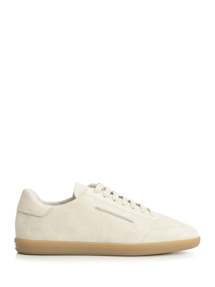Ermenegildo Zegna New  Suede Sneakers - White | 5124377c4b3a8c2ec6bbc8a6a6534d8b8fee50be