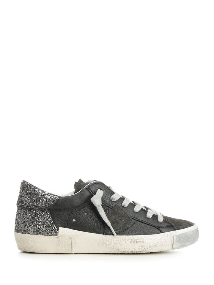 Philippe Model Prsx Low Woman Sneakers - Black | e946e5f284658e79858f8dd2c9c26f6e3169058f