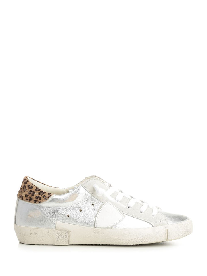 Philippe Model Prsx Low Woman Sneakers - Silver | f39dcf5c370411980d38794c9901b3e5458a3e3d