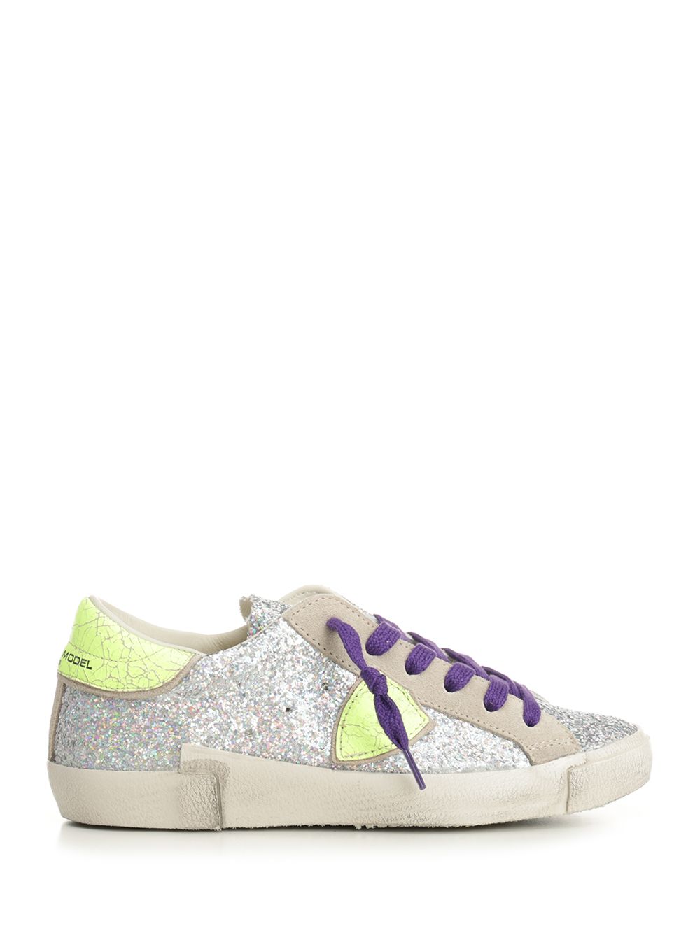 Philippe Model Prsx Low Woman Sneakers - Silver | 427d8c0bea676cf6d9c63b868ee8e8a921158130