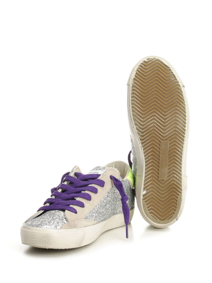 Philippe Model Prsx Low Woman Sneakers - Silver | 8492794965cfbeb20c547c21f041a29576811cca