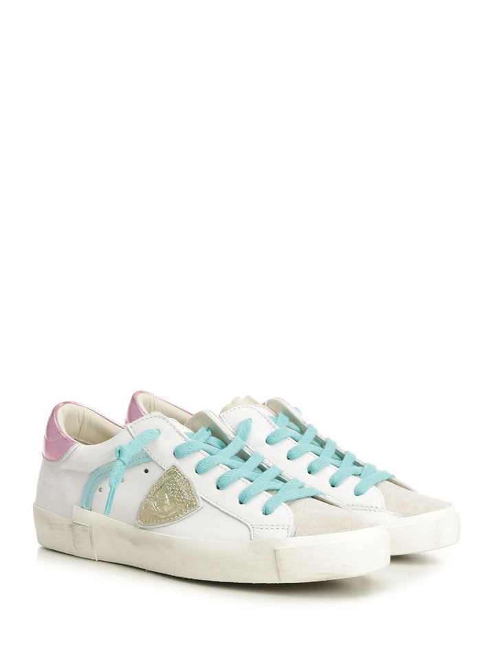 Philippe Model Prsx Low Woman Sneakers - White | 0b49ca47a3a5e9dfa8bb4a54f63c647af25982ed