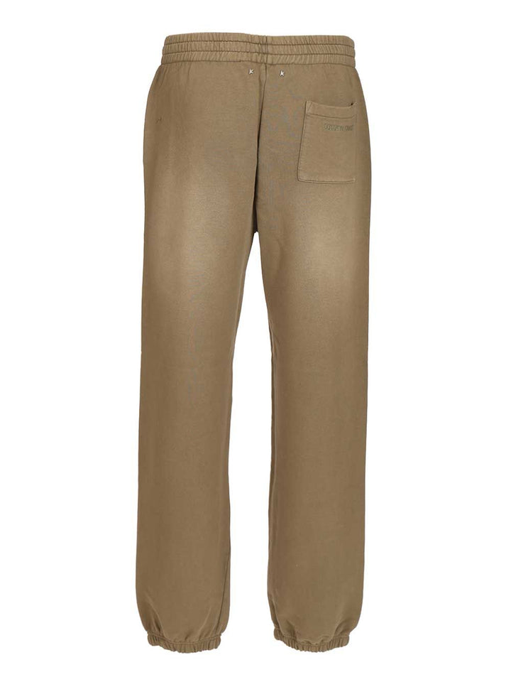 Golden Goose Deluxe Brand Cotton Sweatshirt Trousers - Brown | 70aedb6e59a20f7c4e6fb9059ba947b59f86c94b