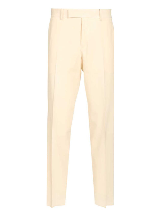 Adv - Look 77 - Straight Leg Gabardine Pants Trousers Beige